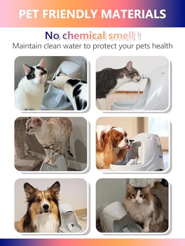 6 Pack Cat Water Fountain Replacement Carbon Filters (6 Count)