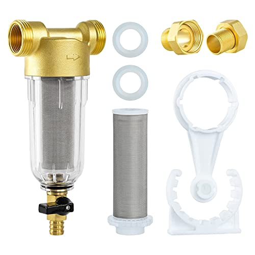 50 Micron Spin Down Sediment Filter for Whole House and Well Water