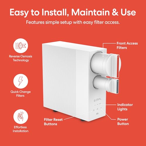 SIMPL Reverse Osmosis Tankless Water Filter System for Clean Drinking Water