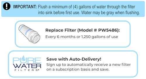KQ8 PW5486 Water Filter Cartridge (3 Count)
