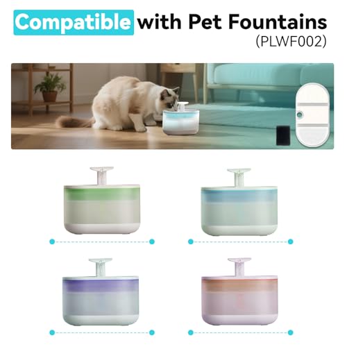 32 Packs for Petlibro Capsule Water Fountain Filters Replacement PLWF002 (39.98 Count)