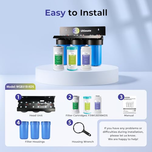 WGB31B KDS Ultimate Protection Whole House Water Filter System
