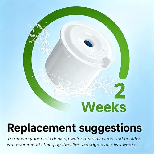 Replacement Glass Cat Water Fountain Filter 6+3+3 Pack