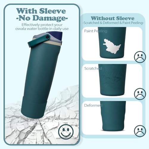 Silicone Boot for Owala 30oz & 40oz FreeSip Sway Bottles & Tumblers