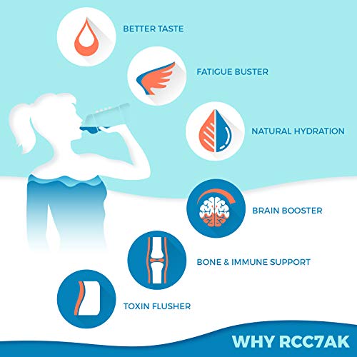 RCC1UP-AK, 100 GPD 7-Stage Reverse Osmosis Under Sink Water Filtration System with Boost Pump, Alkaline Remineralization and UV Filter, Patented Top-Mounted Faucet Design for Easy Installation