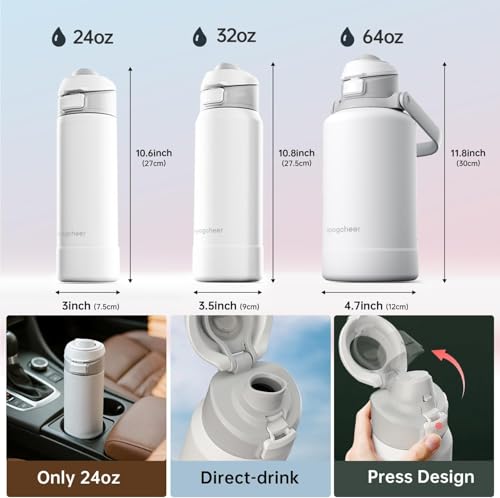 Insulated Magnetic Water Bottle