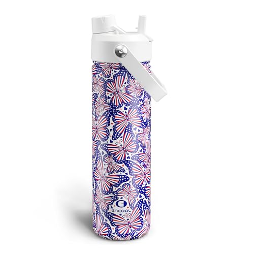 Insulated Water Bottle with Straw Stainless Steel Water Bottle