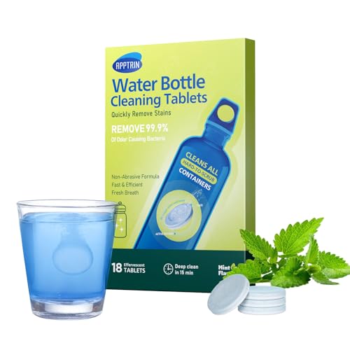 Water Bottle Cleaning Tablets (18 Count)