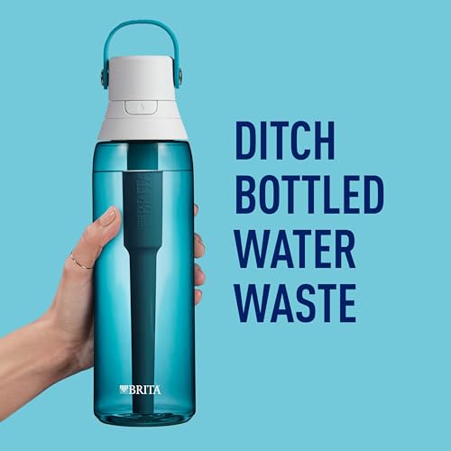 Hard Sided Plastic Premium Filtering Water Bottle