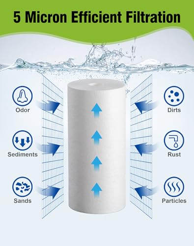 10" x 4.5" Whole House Sediment Water Filter (2 Count)