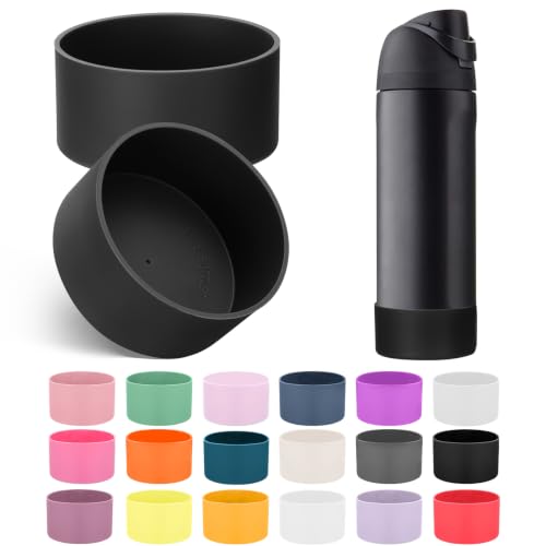 2PCS Silicone Boot for Owala FreeSip Water Bottle 24oz (2 Count)