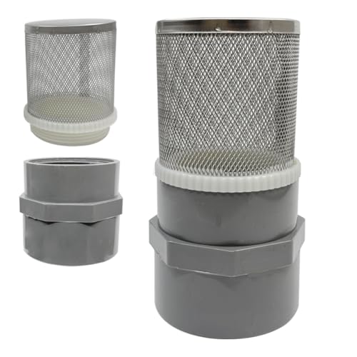 1.5" Stainless Steel Filter Cover Connected to 1.5 inch