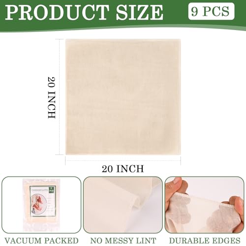 9 PCS Cheese Cloths (9 Count)