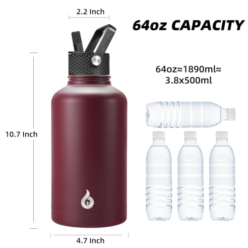 64oz Insulated Water Bottle
