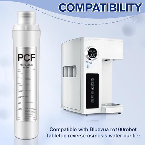 1 Pack PCF Water Filter Replacement Compatible with Bluevua RO100ROPOT