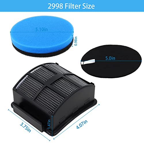 2998 Filter Replacement Filter for Bissell 2998 MultiClean Lift