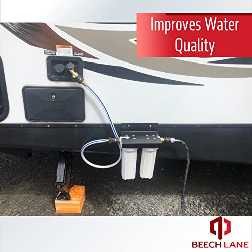 External RV Dual Water Filter System