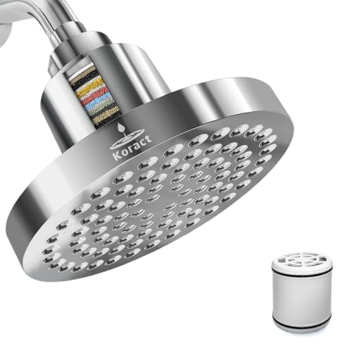 Filtered Shower Head High Pressure Output with for Hard Water
