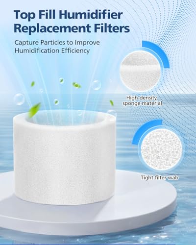 6000S Filter Replacement for LEVOIT Superior Smart Evaporative Humidifier (18 Count)