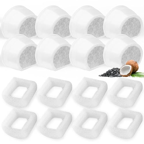 16 Pack Cat Water Fountain Filters Replacement (16 Count)