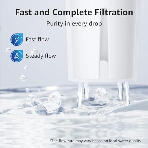 Pitcher Water Filter Replacement for Brita® Filters (4 Count)