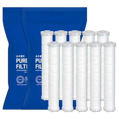 Showerhead Replacement Filters Inspired By Korea's Beauty Culture (10 Count)