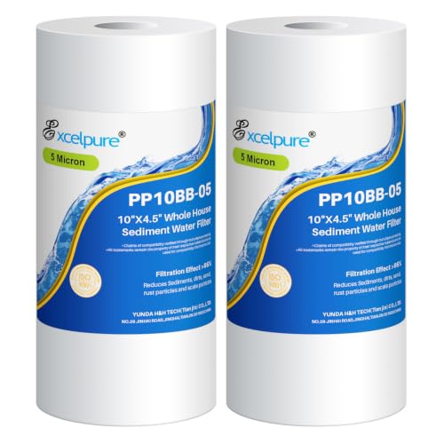 Whole House Sediment Water Filter 10" x 4.5" (2 Count)