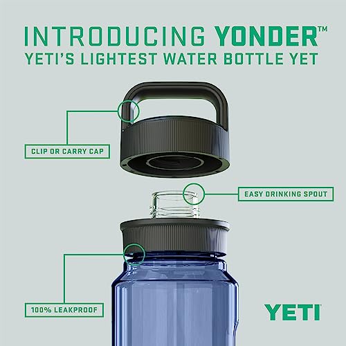 Yonder 1.5L 50 oz Water Bottle with Leakproof Yonder Chug Cap