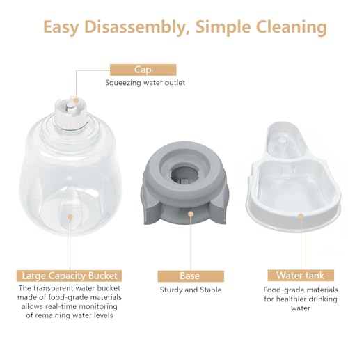 1 Gallon Automatic Gravity Dog Water Dispenser