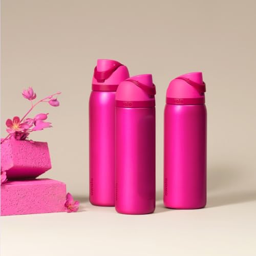 FreeSip Stainless Steel Water Bottle 24 oz Read My Lips