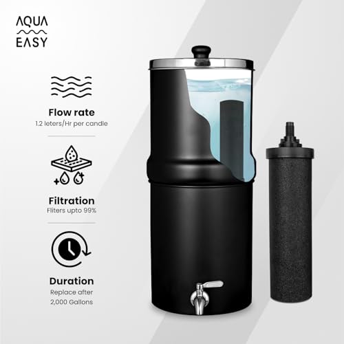 AquaEasy BB9 Replacement Water Filter Candles (2 Count)