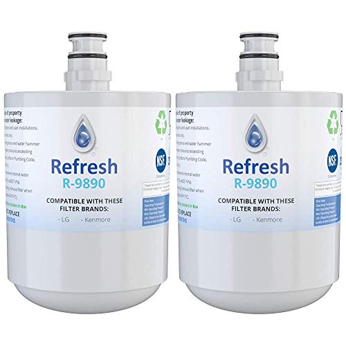 Refresh Refrigerator Water Filter Replacement for LG LT500P (2 Count)