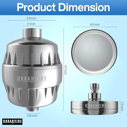 Luxury Filtered Shower Head Set 20+3 Stage Shower Filter for Hard Water