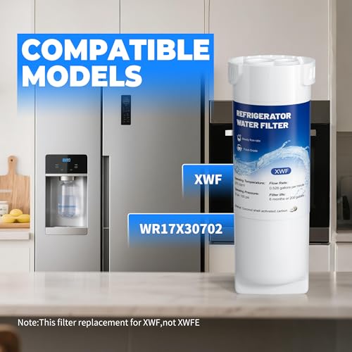 XWF Water Filter Replacement Compatible with GE XWF Water Filter (2 Count)