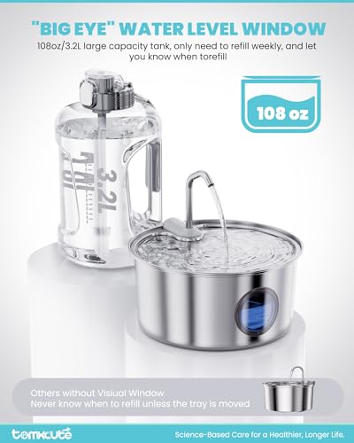 Stainless Steel Cat Water Fountain