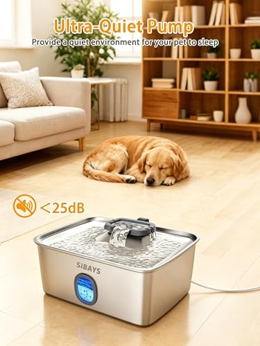 4Gal 15L Large Dog Water Fountain (4.6 Pound)