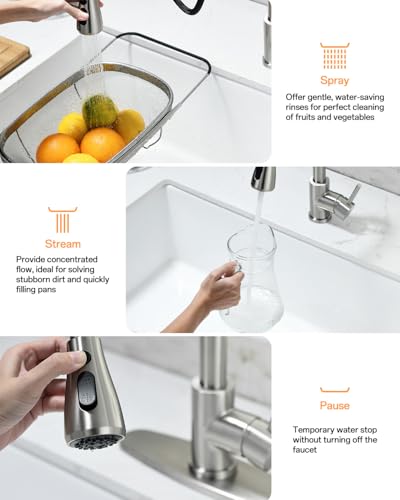 Pull Down Kitchen Faucet