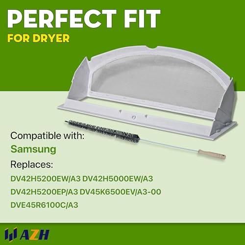 Dryer Lint Screen Filter Replacement For GE DX4500EEOWW DBSR463EG0WW DBSR463EG1WW DBSR463EG5W GTDP220GF5WW DX4500EA1WW DX2300EE1WW DHDSR46EE0WW DBXR463ED1WW DJXR433EC3WW DBXR453ET3WW