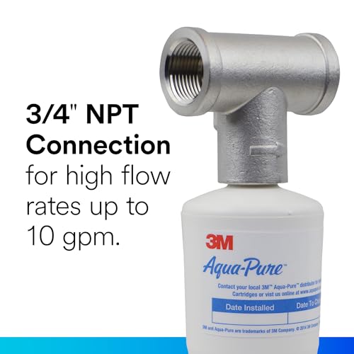 3M Aqua Pure Whole House Scale Inhibition Inline Water System AP430SS