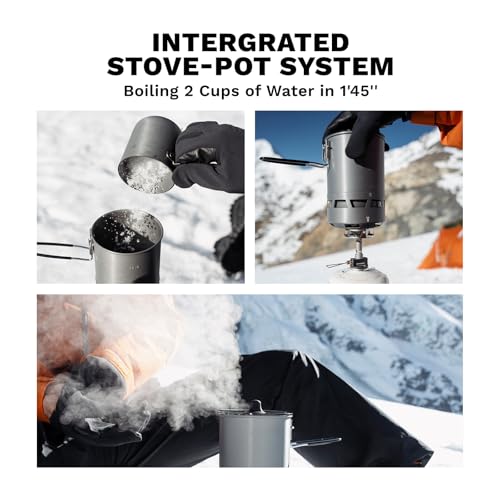 Petrel Quickboil Pro Cooking System Ultralight Stove Pot Set