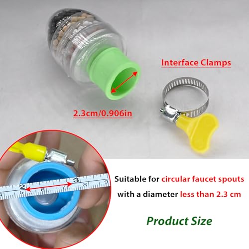 3 Pcs Faucet Water Filter (3 Count)