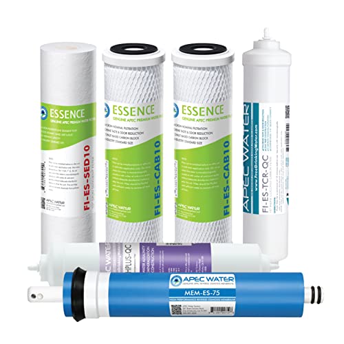 FILTER-MAX-ESPH Replacement RO Filter Set, Alkaline, 75 GPD