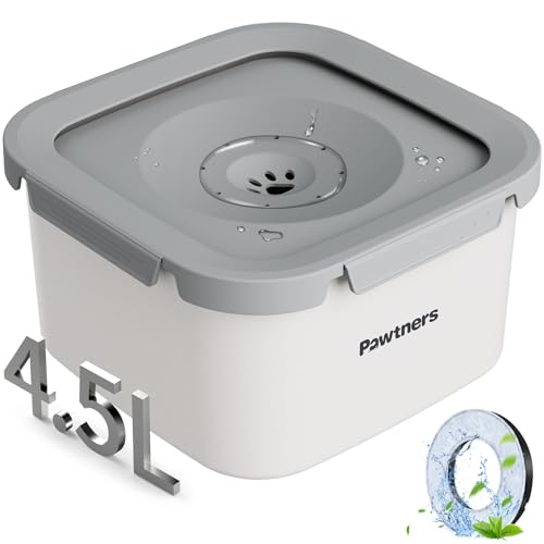 Stainless Steel Dog Water Bowl No Spill