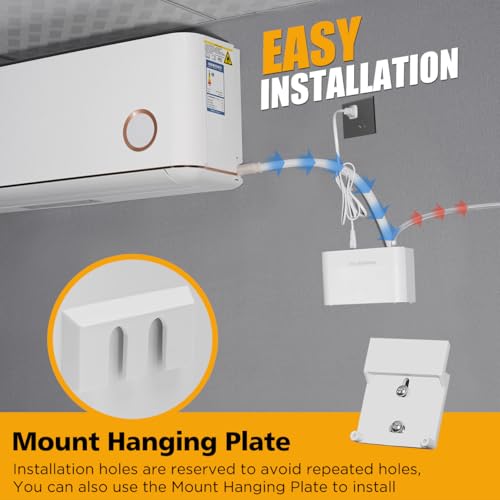 Condensate Pump Automatic Condensation Drain Removal Mini Quiet Pump for HVAC