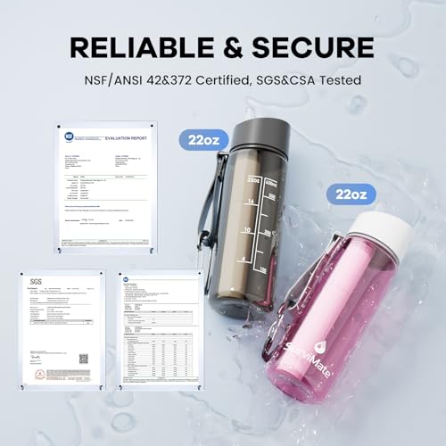 Purified Water Bottle for Camping