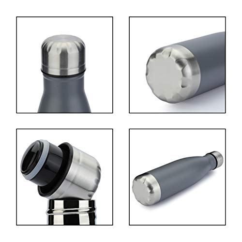 17oz Sport Water Bottle Vacuum Insulated Stainless Steel Leak