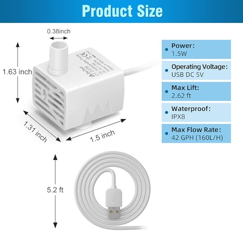 Cat Water Fountain Pump Ultra