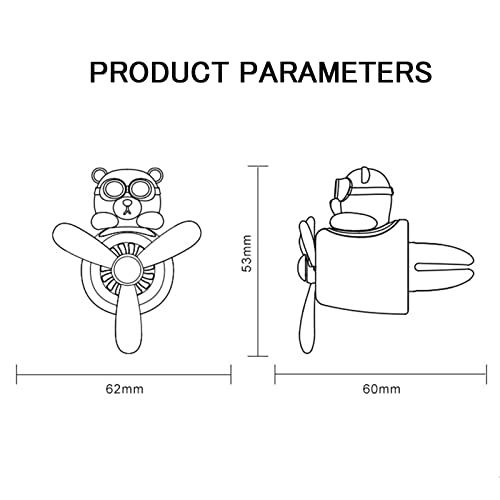 2 Pieces Car Air Fresheners (2 Count)
