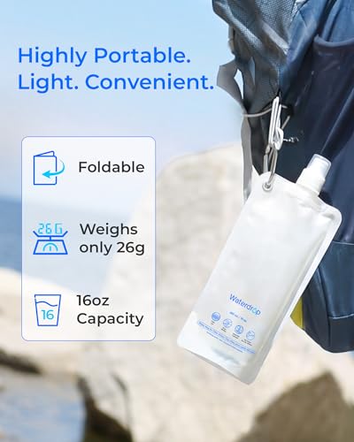 Collapsible Water Pouch (3 Count)