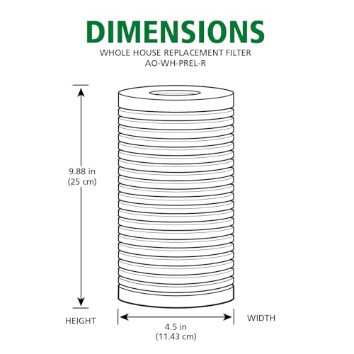 4.5"x10" 25 Micron Universal Sediment Filter